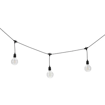 Filan string lights 6.4 m - Black - House Doctor