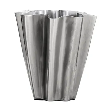 Flood vase 13 cm - Brushed silver - House Doctor