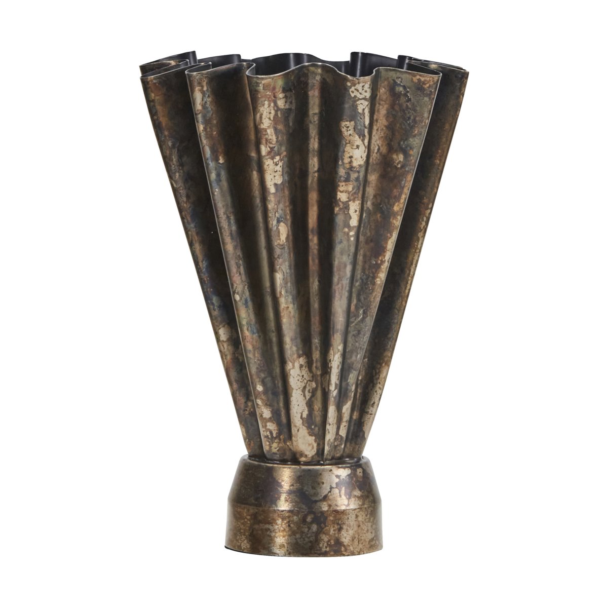 House Doctor Flood vase o23 cm Antique brown | Scandinavian Design | Vases | Brown