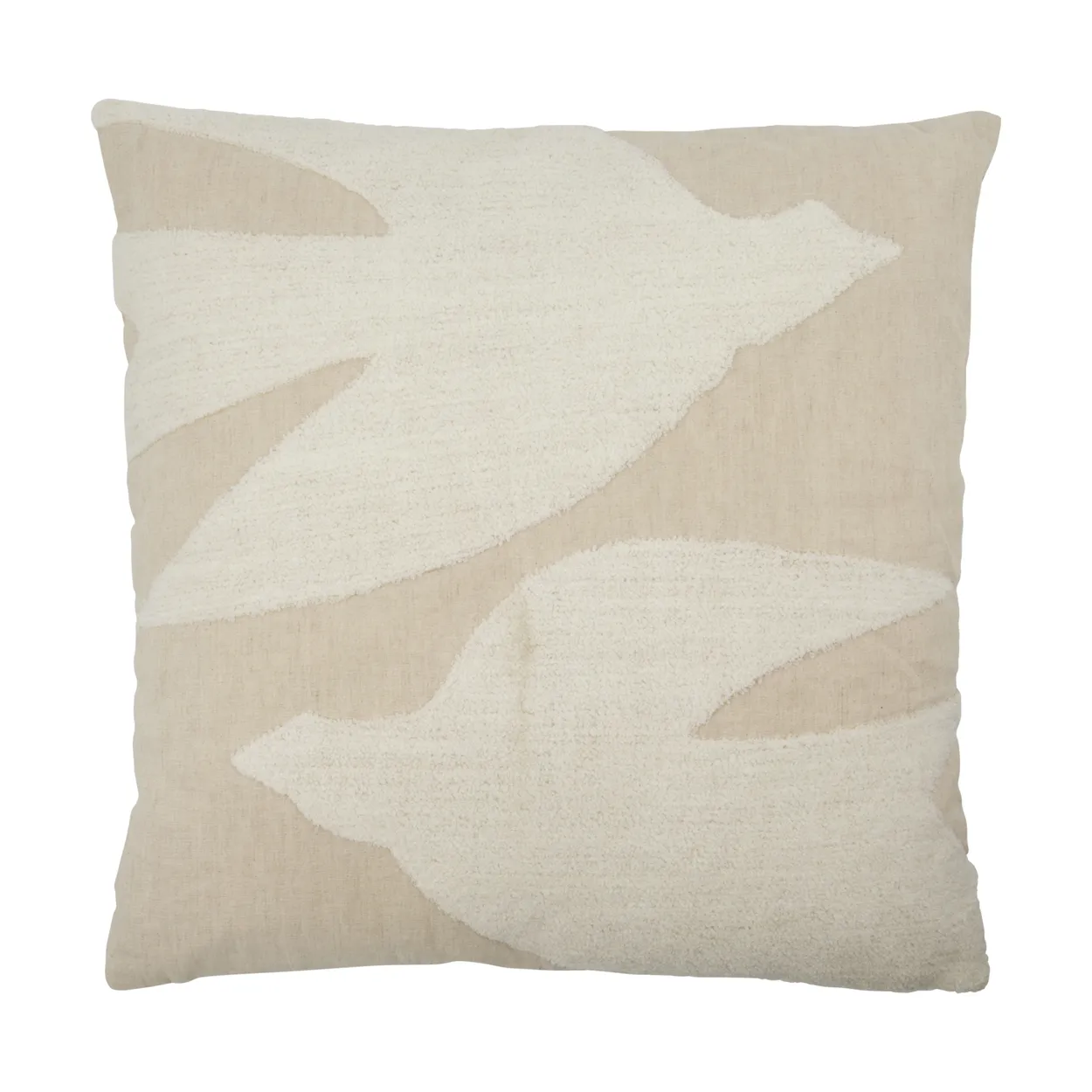 House Doctor Fly cushion cover 50x50 cm Off-white | Scandinavian Design | Cushion covers | White