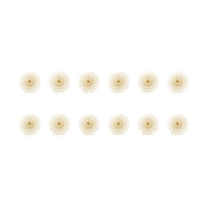 Fold paper stars 12-pack - Ivory - House Doctor