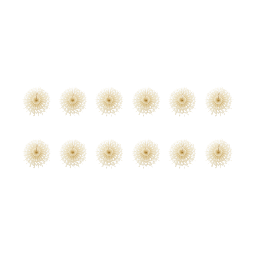 House Doctor Fold paper stars 12-pack Ivory | Scandinavian Design | Decorative accessories | White
