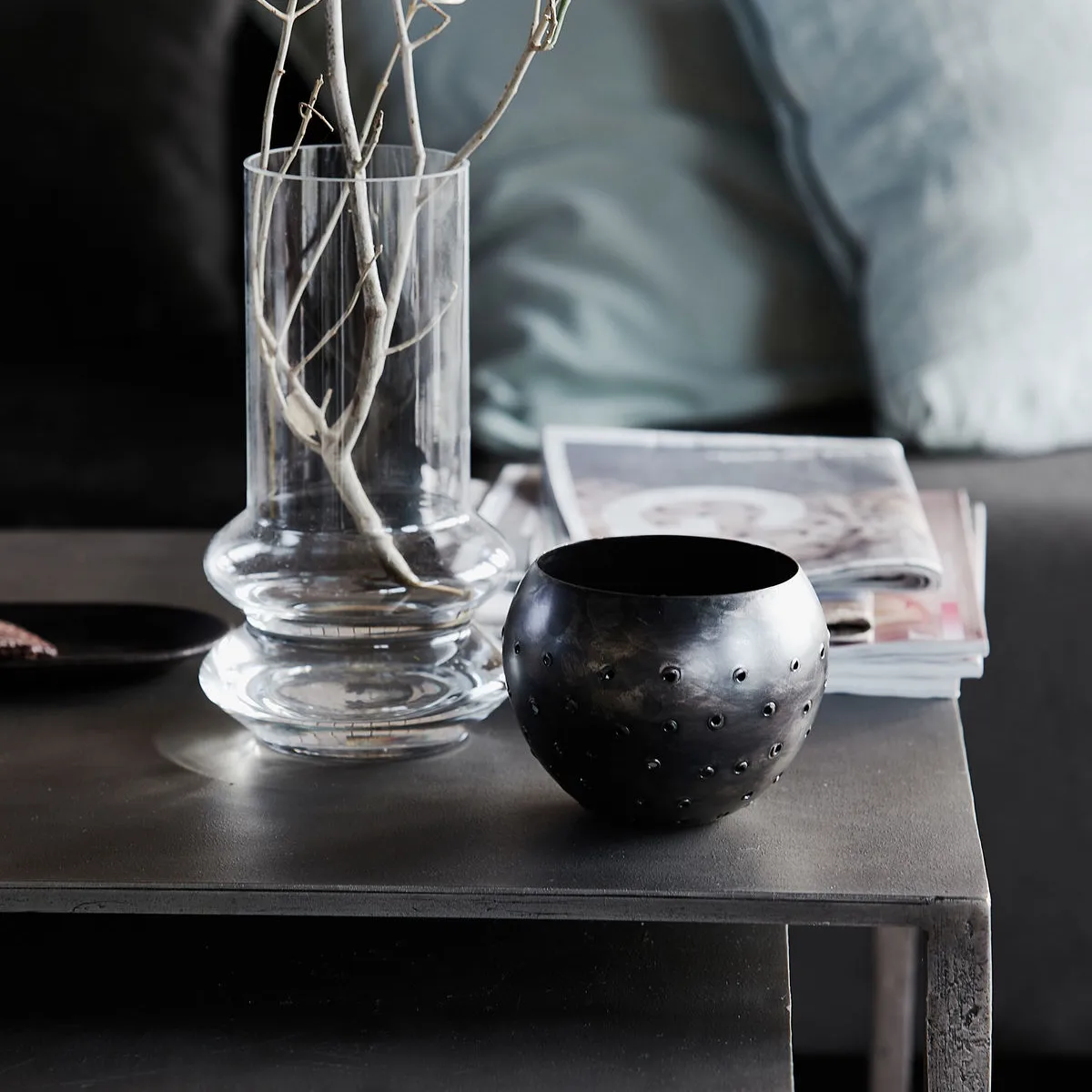 Forms vase 24 cm, clear glass House Doctor