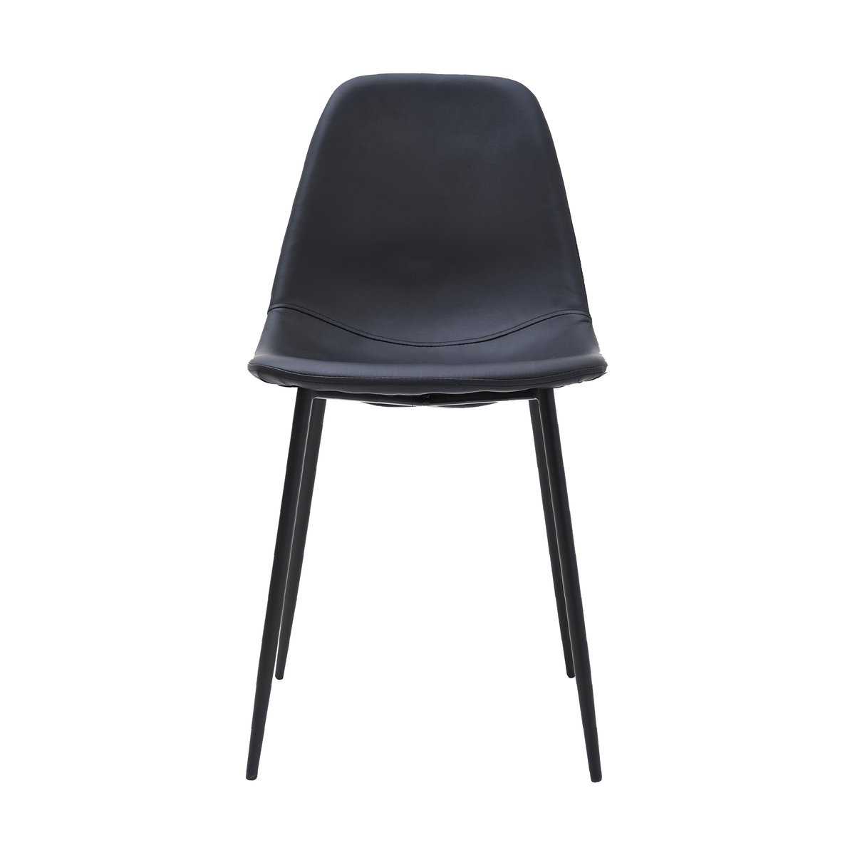 House Doctor Found chair pleather Black | Scandinavian Design | Chairs | Black