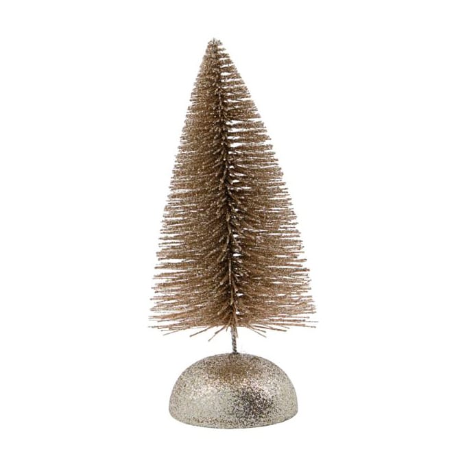 Frost Christmas tree 17 cm - Champagne - House Doctor