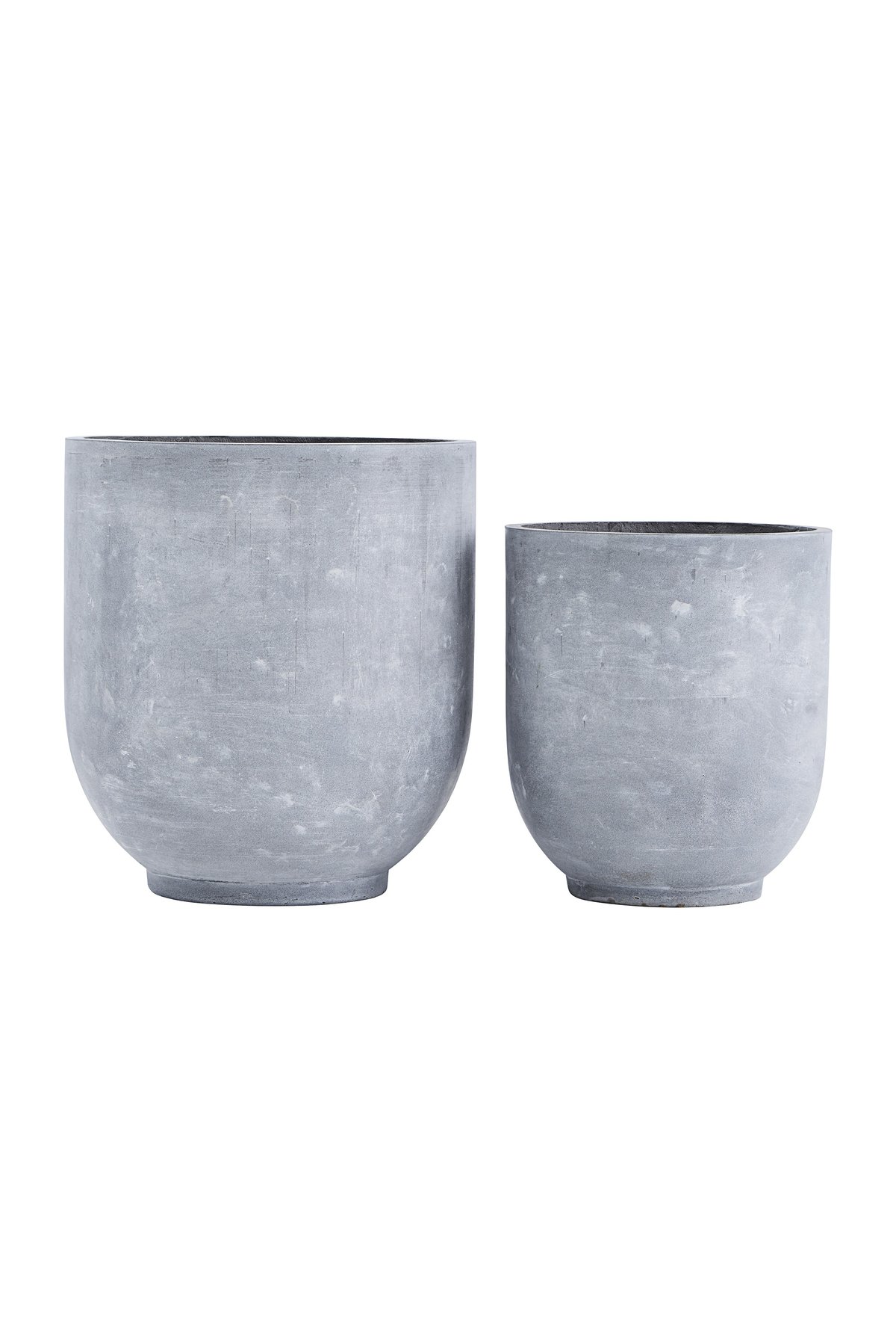 House Doctor Gard flower pot set of 2 Gray | Scandinavian Design | Flower pots | Grey