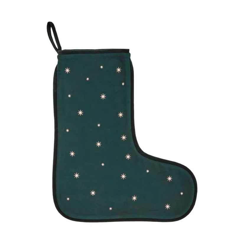House Doctor Gift Christmas Stocking Dark Green | Scandinavian Design | Decorative accessories | Green