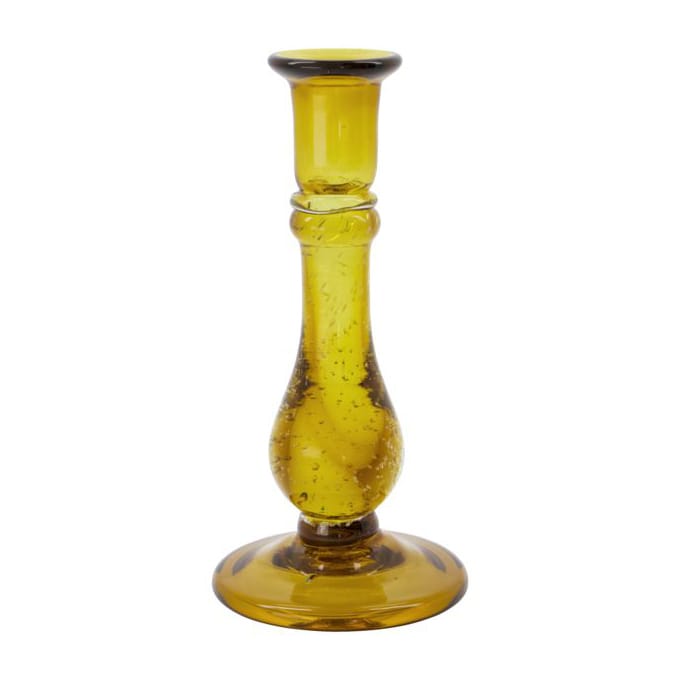 Glee candle sticks 22 cm - Amber - House Doctor