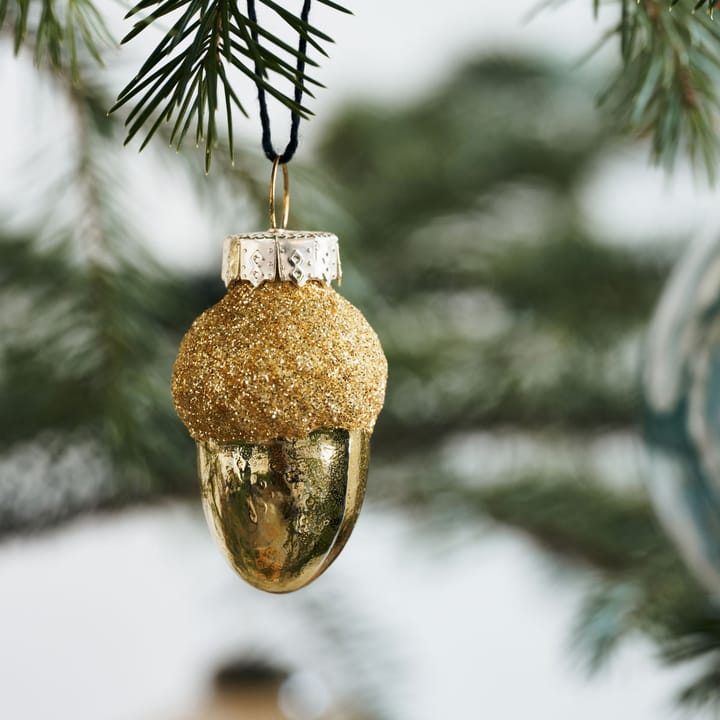 Glint Christmas decoration 5.8 cm 6-pack, Gold House Doctor
