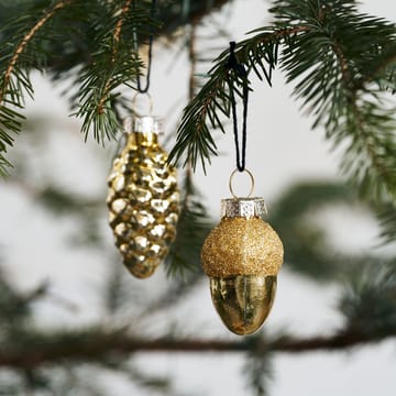 Glint Christmas decoration 5.8 cm 6-pack - Gold - House Doctor
