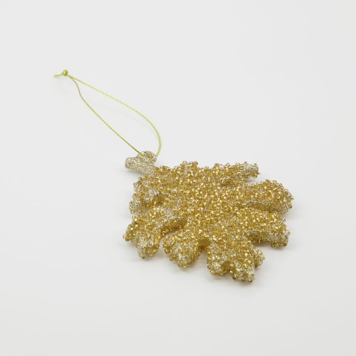 Gliz Christmas decoration 10.5 cm 3-pack, Gold glitter House Doctor