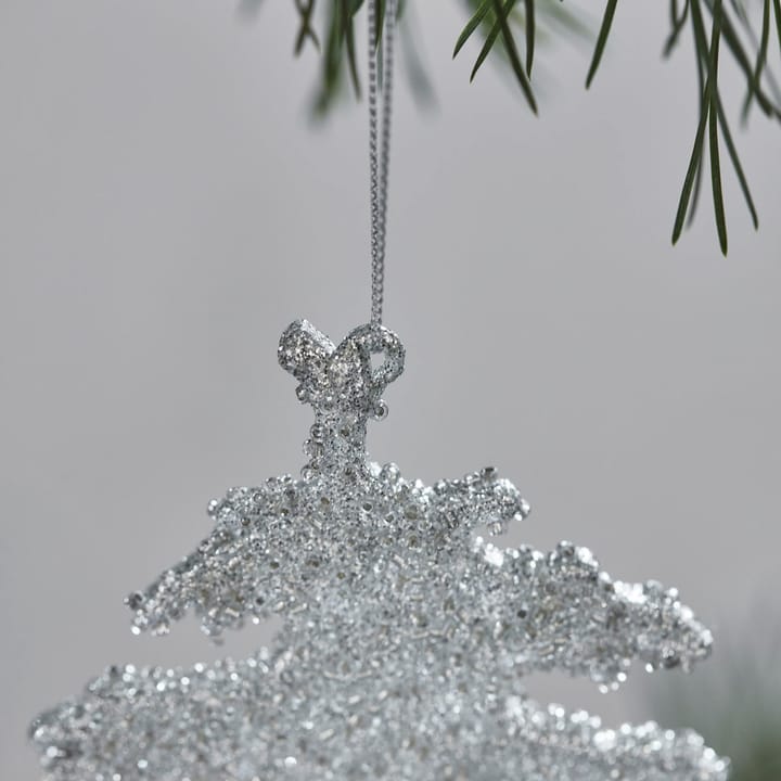 Gliz Christmas decoration 10.5 cm 3-pack, Silver glitter House Doctor