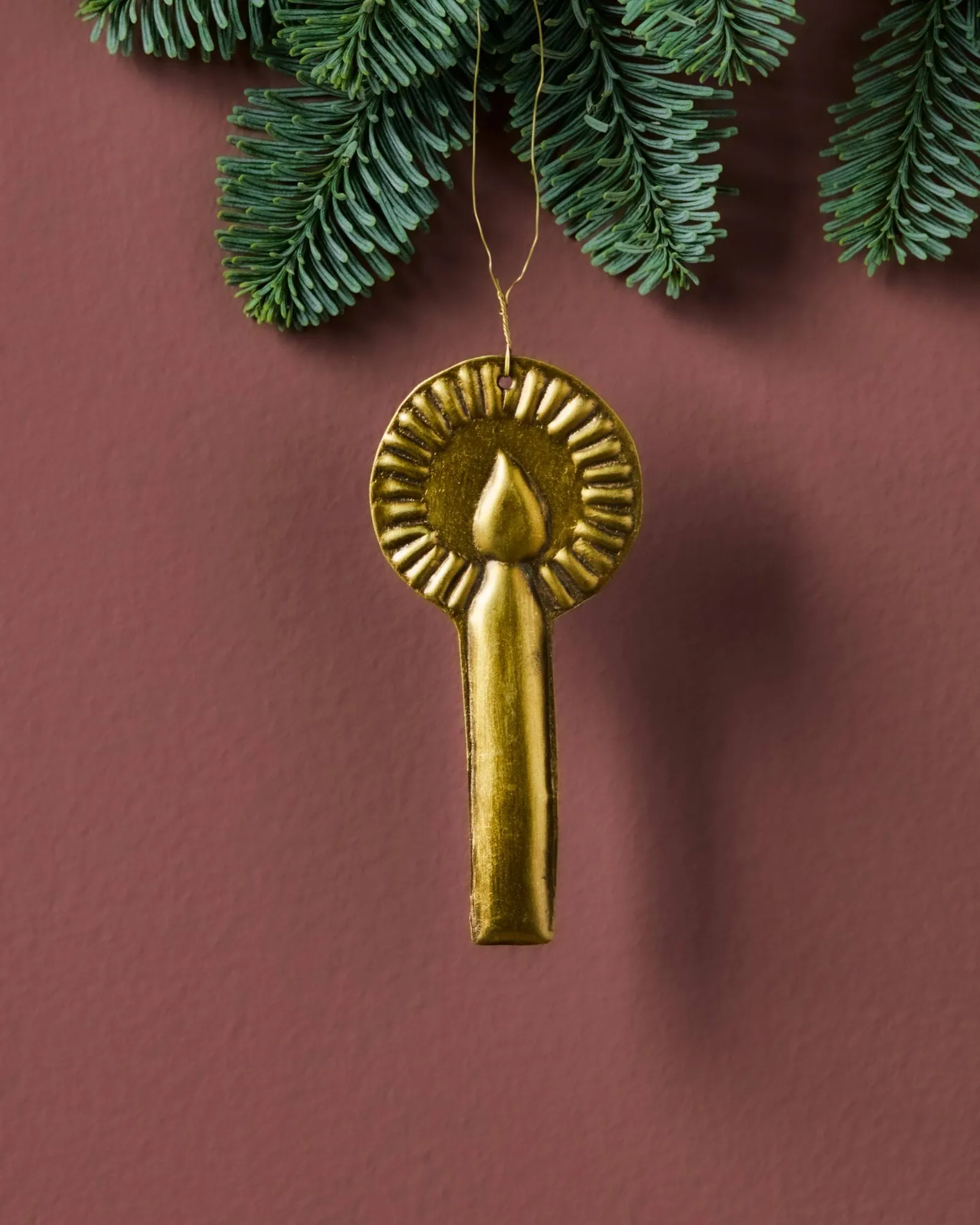 Glory Christmas hanging ornament 4-pack, Antique brass House Doctor