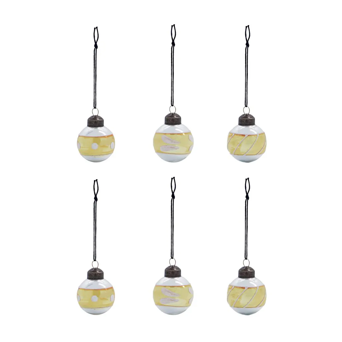 Glowi Christmas tree bauble Ø4 cm 6-pack, Gold House Doctor