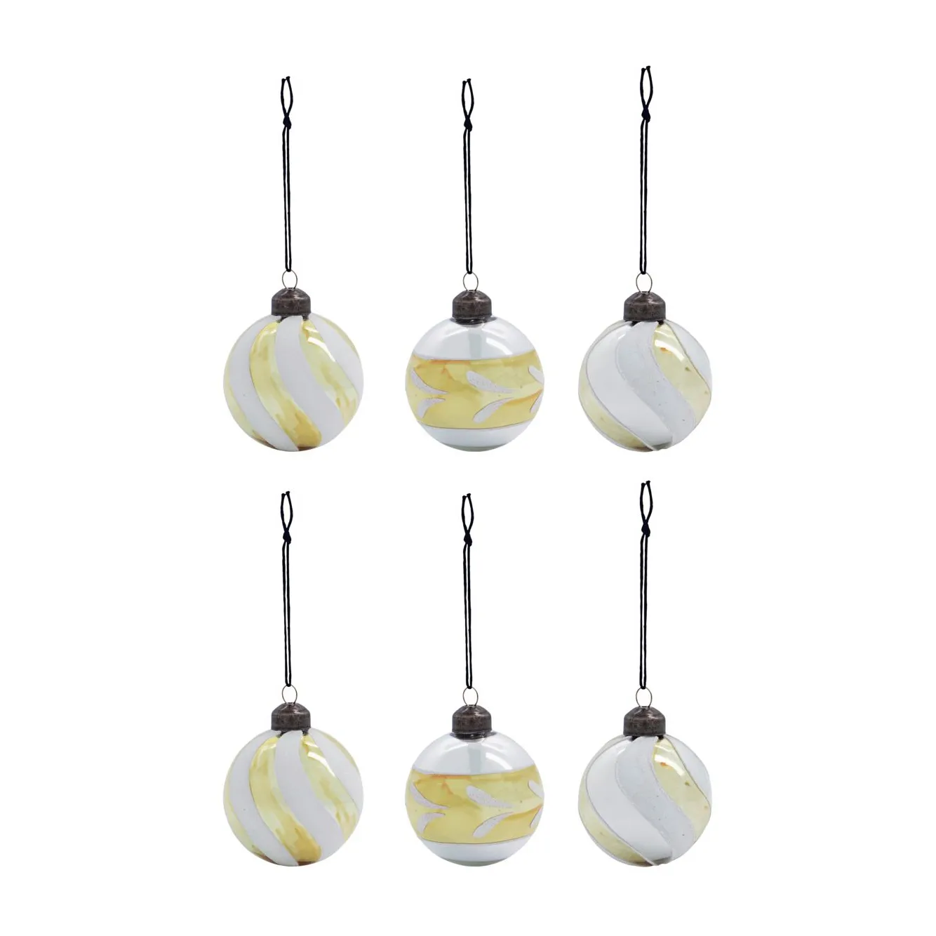Glowi Christmas tree bauble Ø6 cm 6-pack, Gold House Doctor