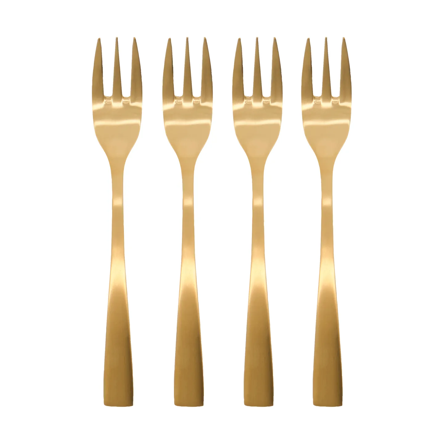Golden cake fork 4-pack, Golden House Doctor