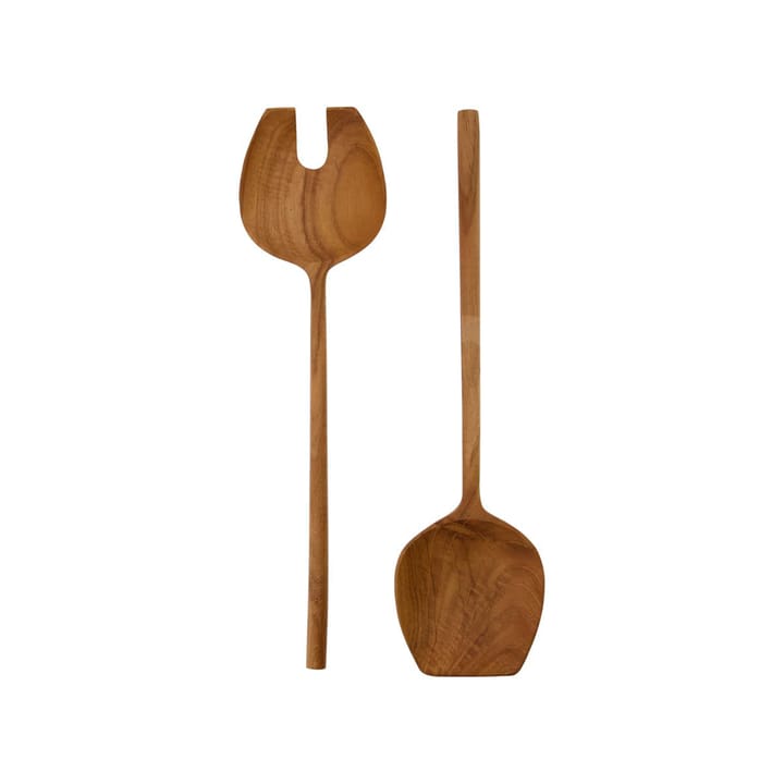 Grabi salad cutlery 2 pieces - nature - House Doctor