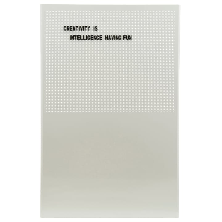 Grid pin board 60x90 cm including letters - Grey-black - House Doctor