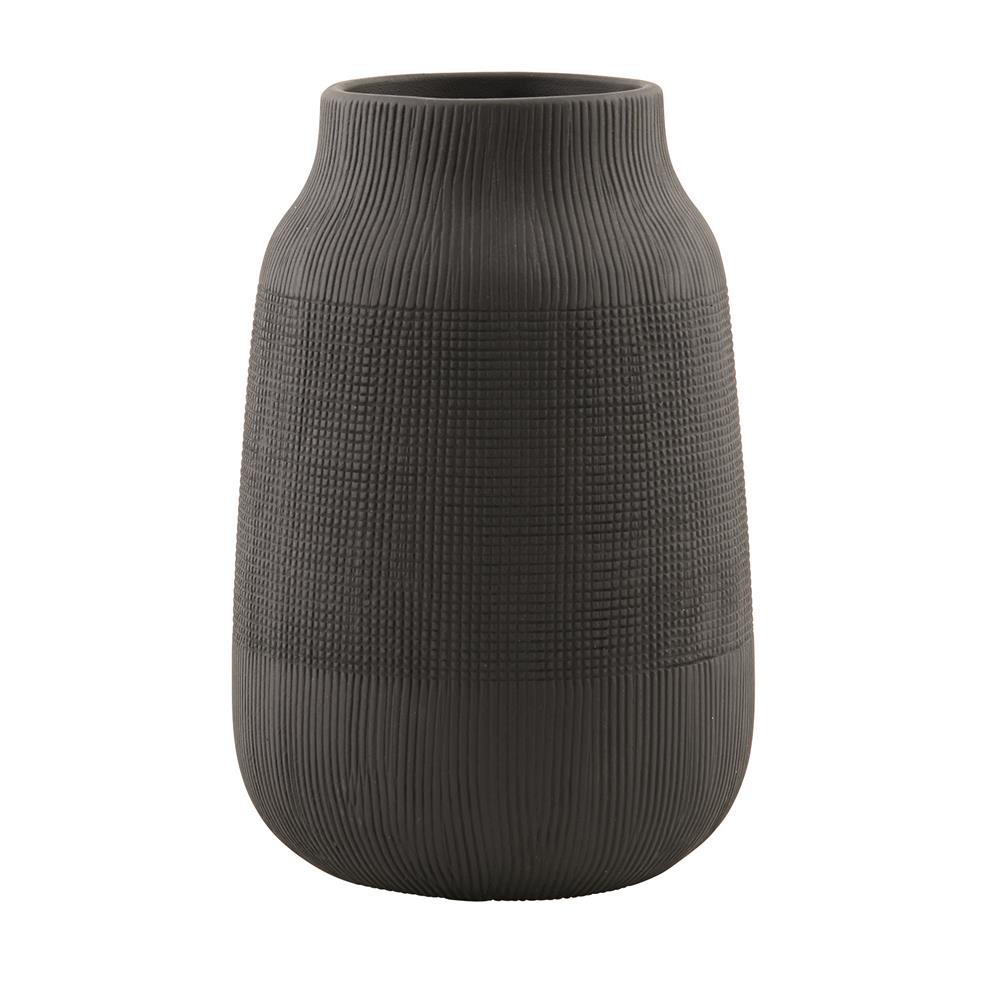 House Doctor Groove vase black | Scandinavian Design | Vases | Black