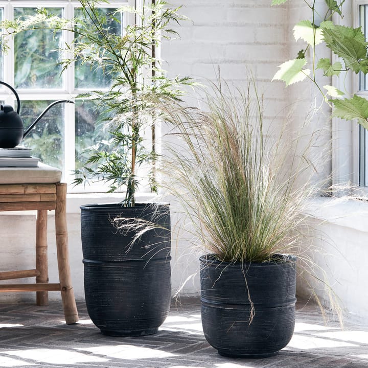 Ground flower pot 40 cm - Concrete - House Doctor