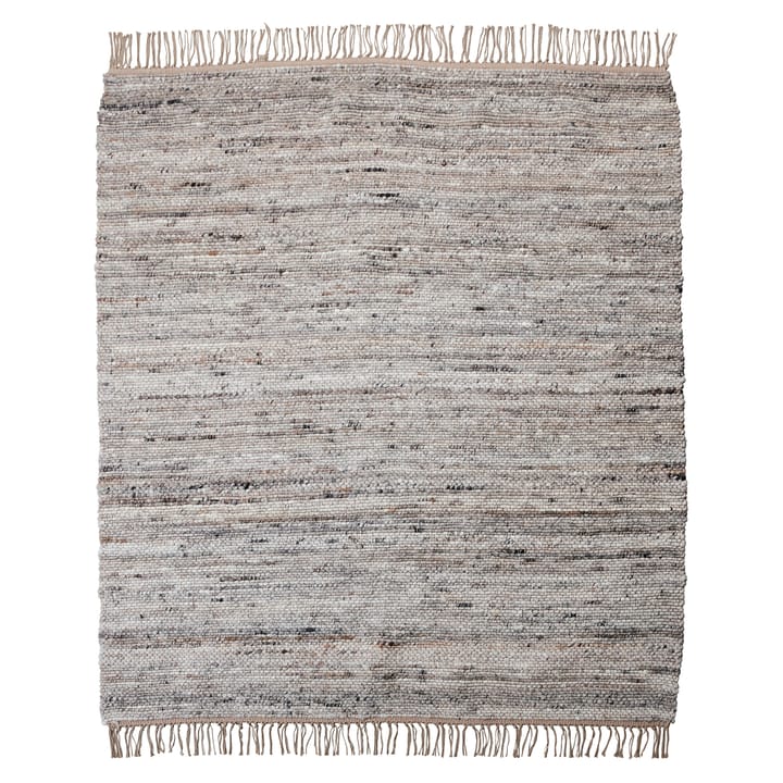 Hafi rug  180x180 cm - grey-brown - House Doctor