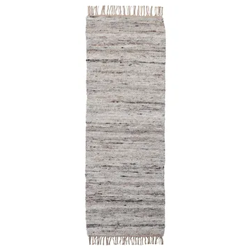 Hafi rug 80x200 cm - Grey-brown - House Doctor