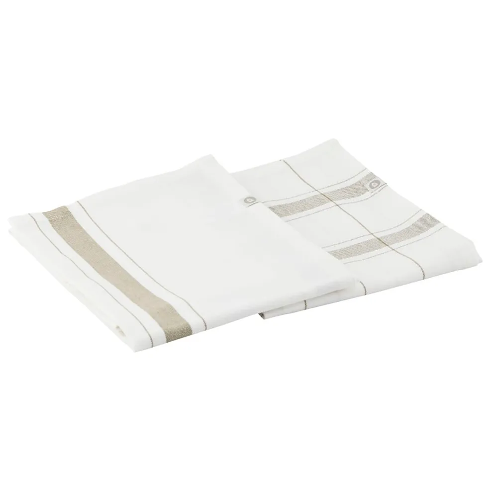 Halida kitchen towel 2-pack, olive green House Doctor