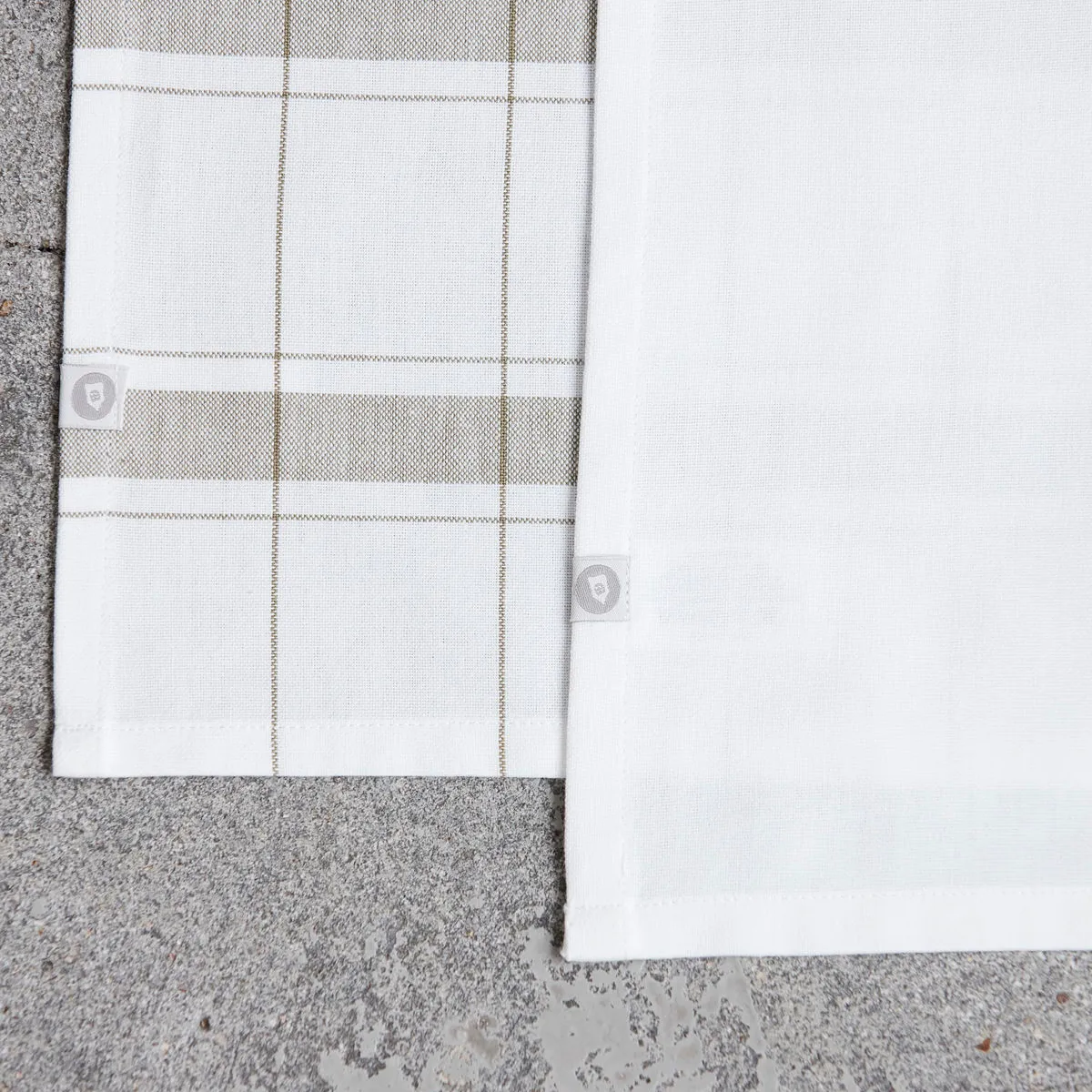 Halida kitchen towel 2-pack, olive green House Doctor