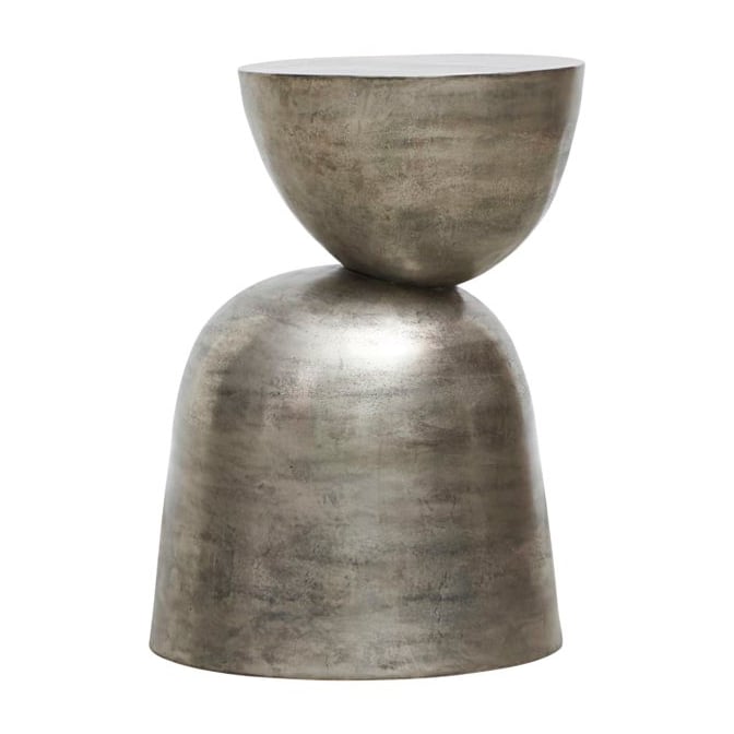 House Doctor Heena side table silver | Scandinavian Design | Side tables | Silver-coloured