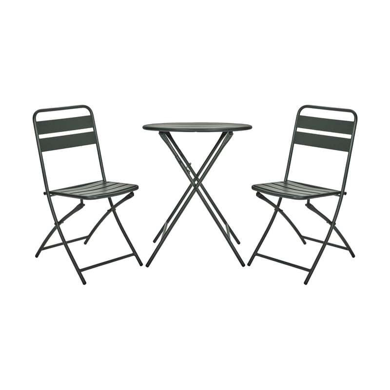House Doctor Helo coffee set with 2 chairs Green