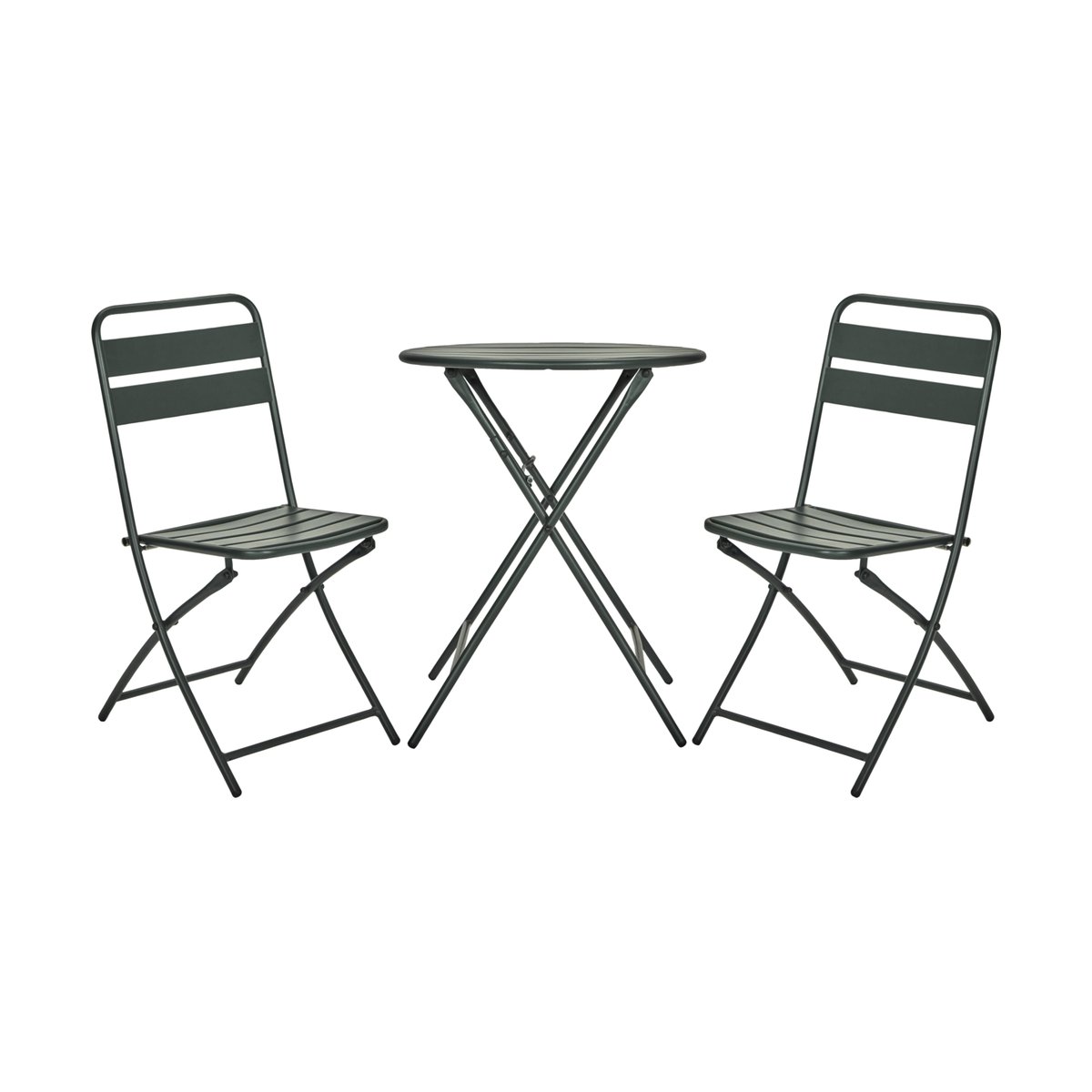 House Doctor Helo coffee set with 2 chairs Green