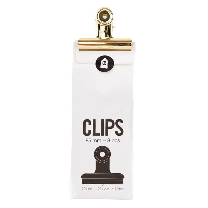 House Doctor clips 8-pack - gold - House Doctor