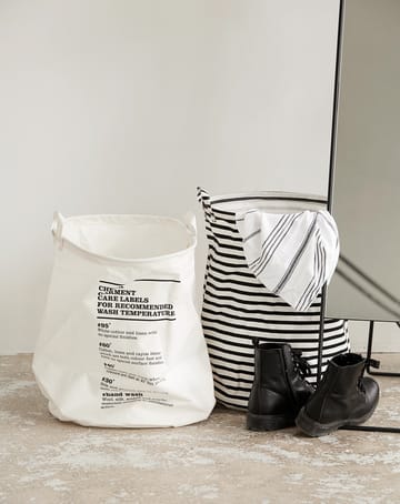 House Doctor laundry bag stripes - black-white - House Doctor
