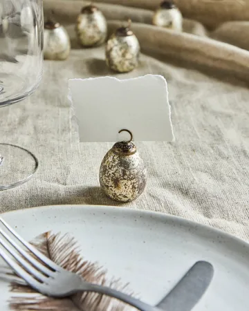 House Doctor place card holders, 6-pack - Silver finish - House Doctor