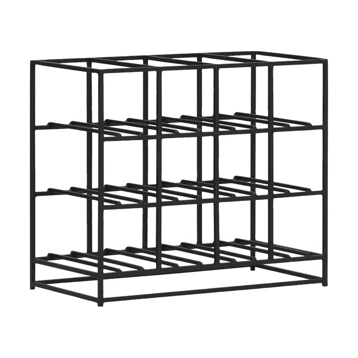 House Doctor wine rack 12 bottles 41x35 cm - Black - House Doctor