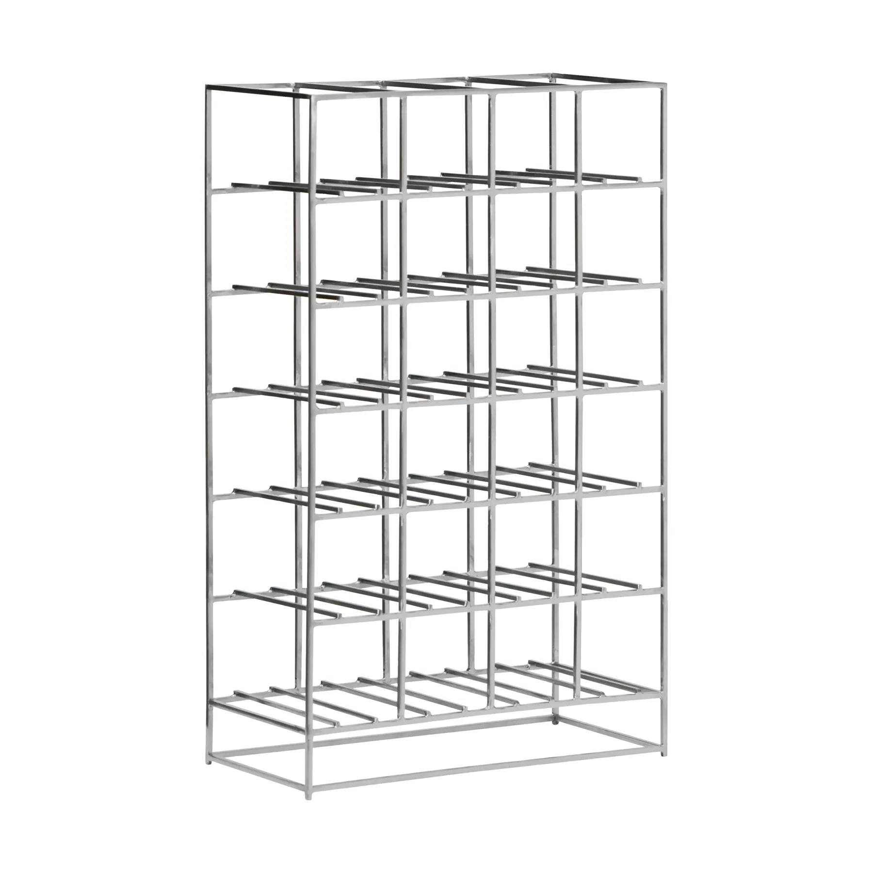 House Doctor wine rack 24 bottles 41x67 cm, Silver finish House Doctor