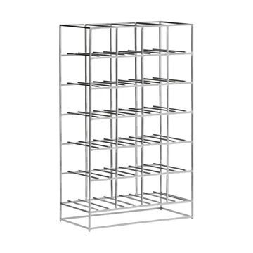 House Doctor wine rack 24 bottles 41x67 cm - Silver finish - House Doctor