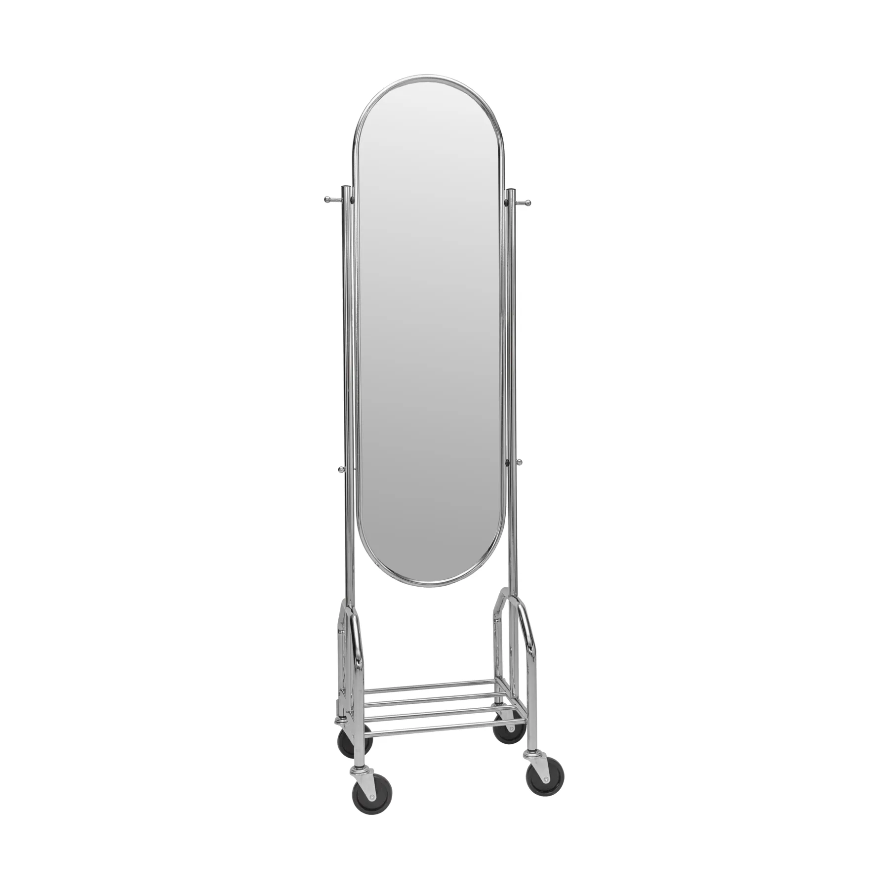 Image floor mirror, Silver finish, 53.5x35.5x179.5 cm House Doctor