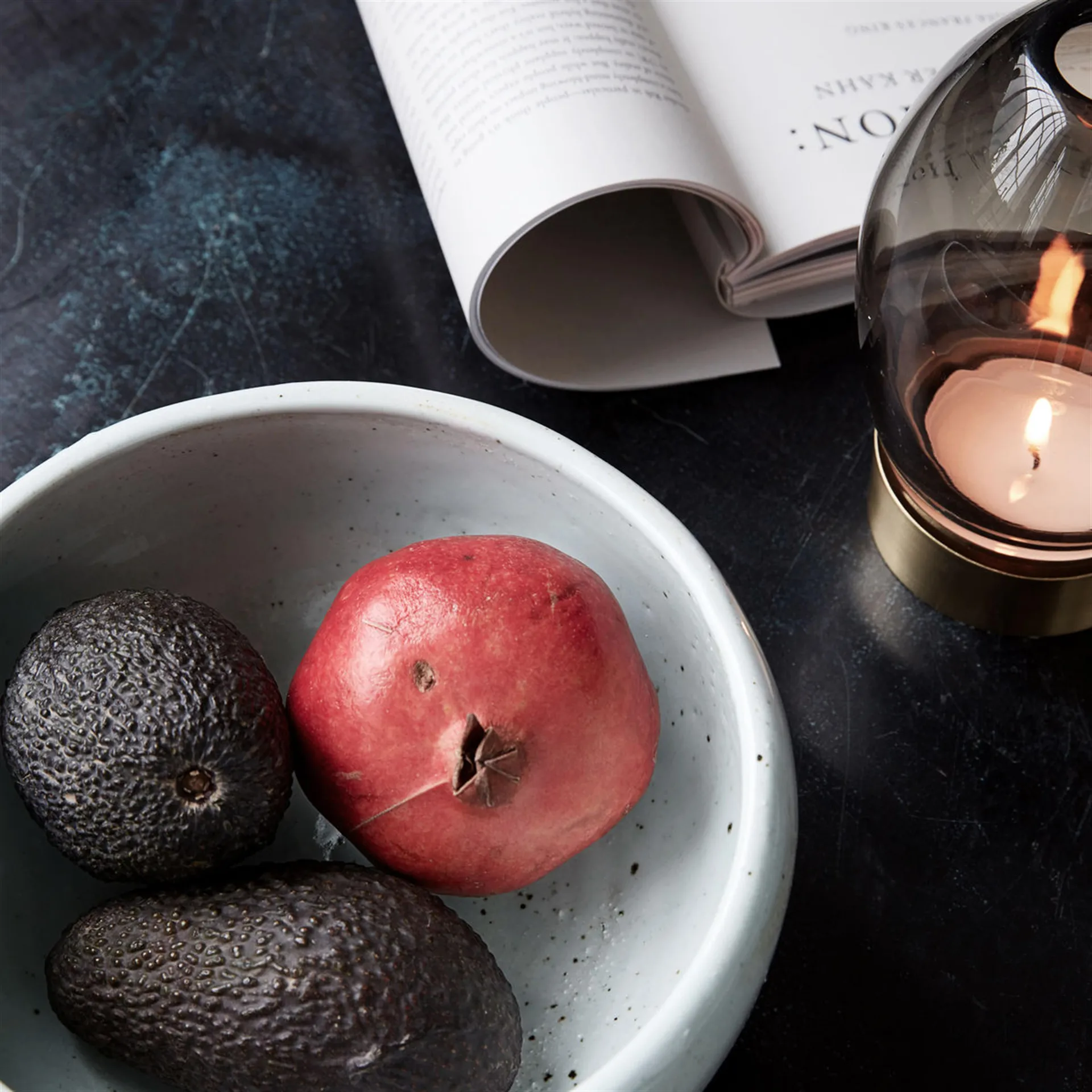 Ivory serving bowl, 19 cm House Doctor