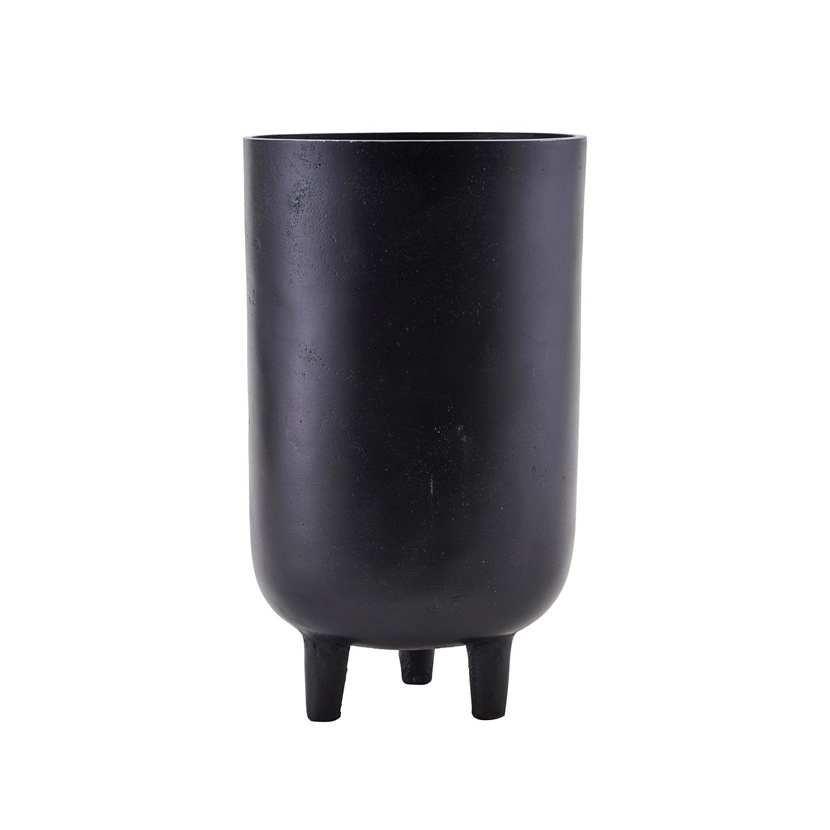 House Doctor Jang flower pot black with leg o15 cm 26 cm