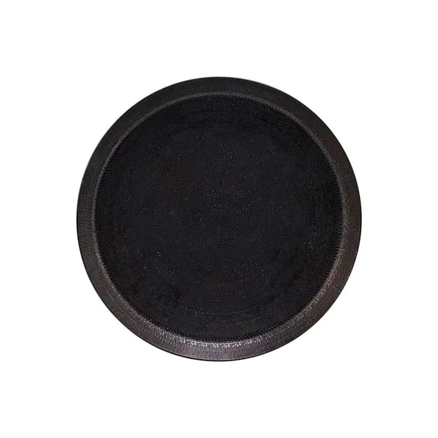 House Doctor Jhansi tray Ø24 cm brown