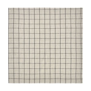 House Doctor Join tablecloth 150x150 cm Black-off white