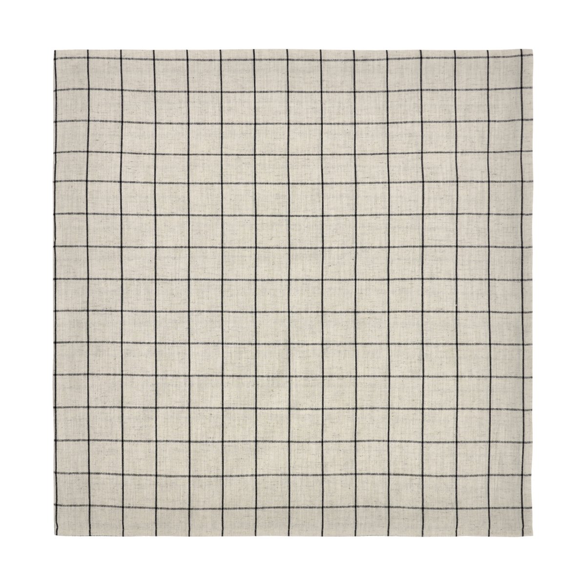 House Doctor Join tablecloth 150x150 cm Black-off white