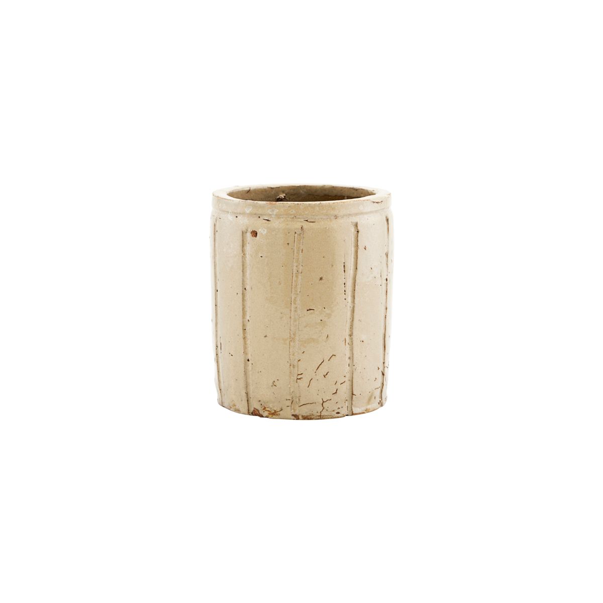House Doctor Julian pot Ø12x14 cm Beige | Scandinavian Design | Flower pots | Beige