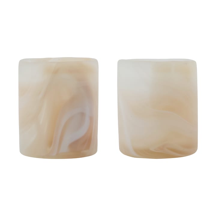 Kae tealight holder Ø7x8 cm - Beige - House Doctor