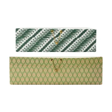 Keep storage boxes khaki-green - 2 parts - House Doctor