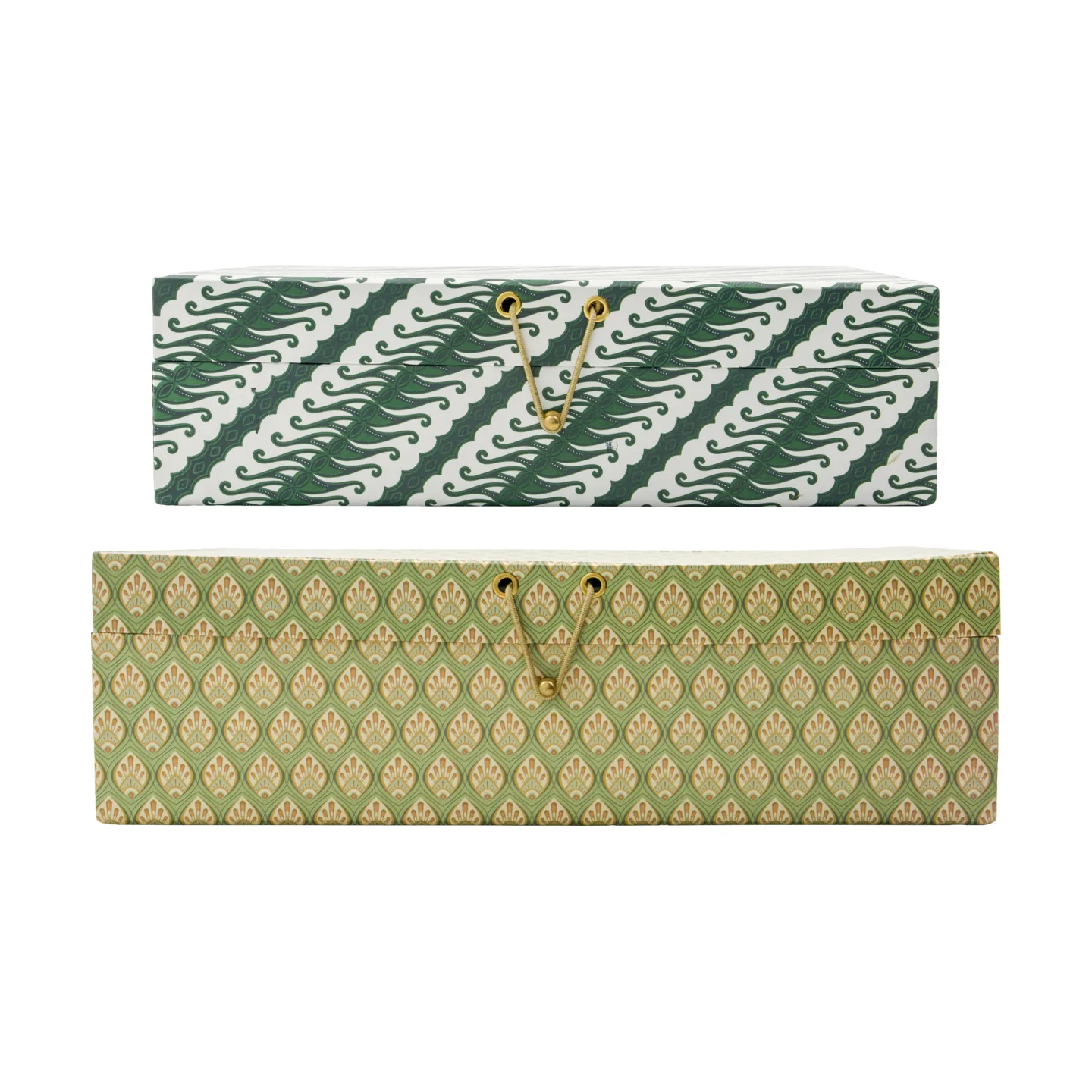 Keep storage boxes khaki-green, 2 pieces House Doctor