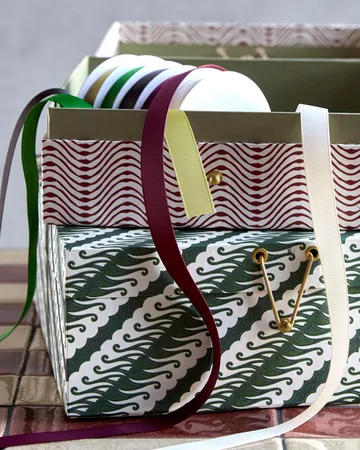 Keep storage boxes red-green - 2 pieces - House Doctor