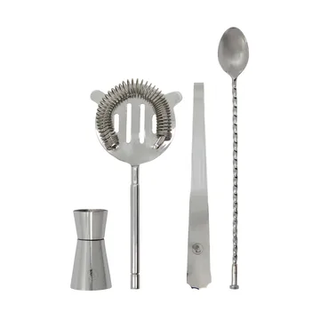 Kett bar set 4 pieces - Silver finish - House Doctor