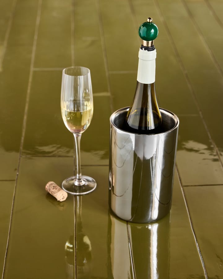 Kett wine cooler Ø12.5x18 cm, Silver finish House Doctor